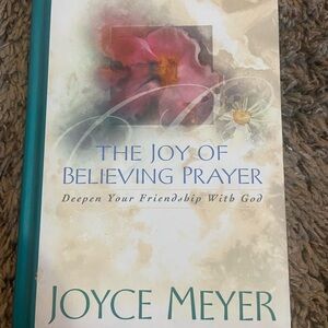 Joyce Meyer 'The Joy of Believing Prayer' Book - Teal and Cream